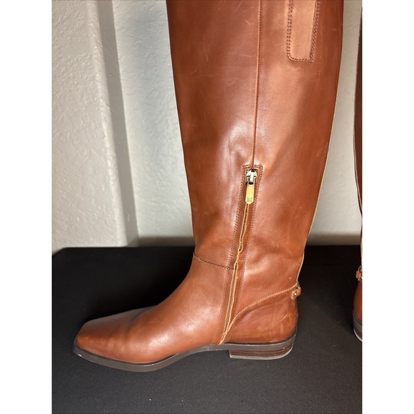 Women's Sam Edelman Cesar Brandy Leather Tall Boots, 10M - Picture 6 of 12